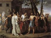 Cincinnatus Leaving the Plough to Bring Law to Rome Juan Antonio Ribera Y Fernandez